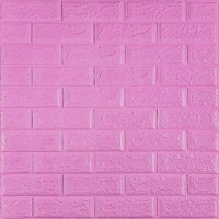 3D панель самоклеюча 700х770х3мм цегла Пурпурна (014-3) SW-00000863