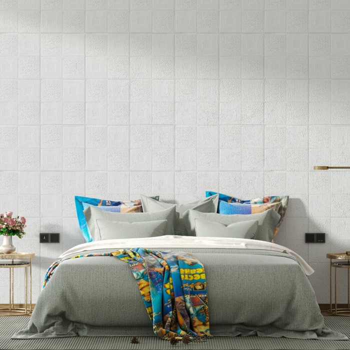 Самоклеюча 3D панель у рулоні 700х19600х2мм Фігури (R114-3-20) SW-00000872