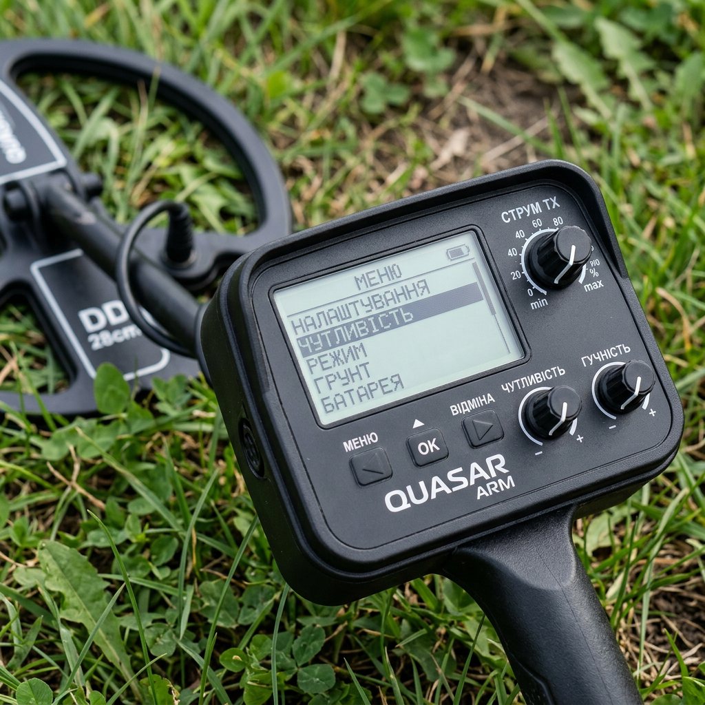 Металошукач Квазар АРМ українською: Точність, Комфорт та Кожна Знаходка Під Контролем