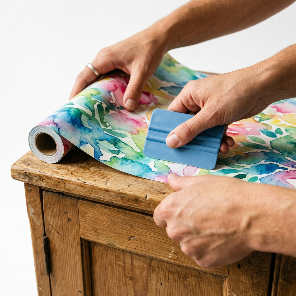 Самоклеюча плівка Акварель: Додайте свіжості та стилю вашому інтер'єру легко й швидко