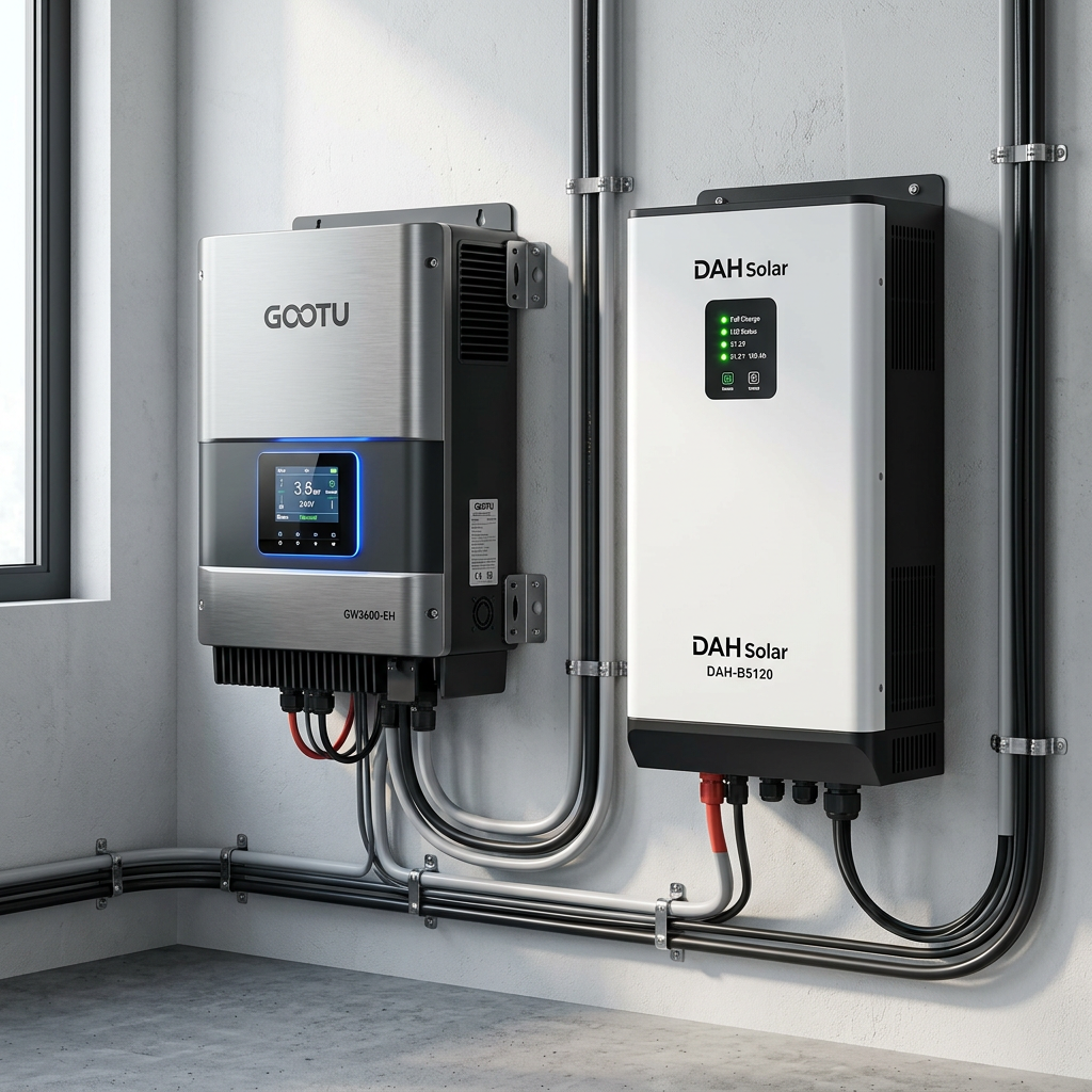 Резервне живлення для дому та квартири: 5 кВт+5,12 кВт LiFePO4 Комплект Gootu + DAH Solar забезпечує безперебійне життя