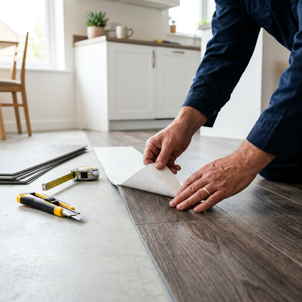 СВП-100 Самоклеюча вінілова плитка 457х457х1,5мм МАТ SW-00003254: Швидке та стильне оновлення підлоги без зайвих зусиль