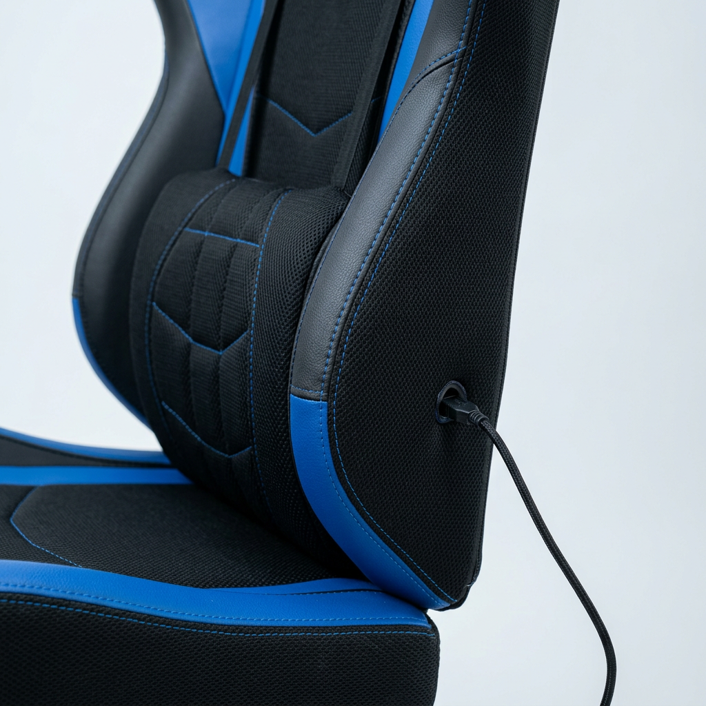 Геймерське крісло Gamery з масажною подушкою: комфорт та підтримка для багатогодинних сесій