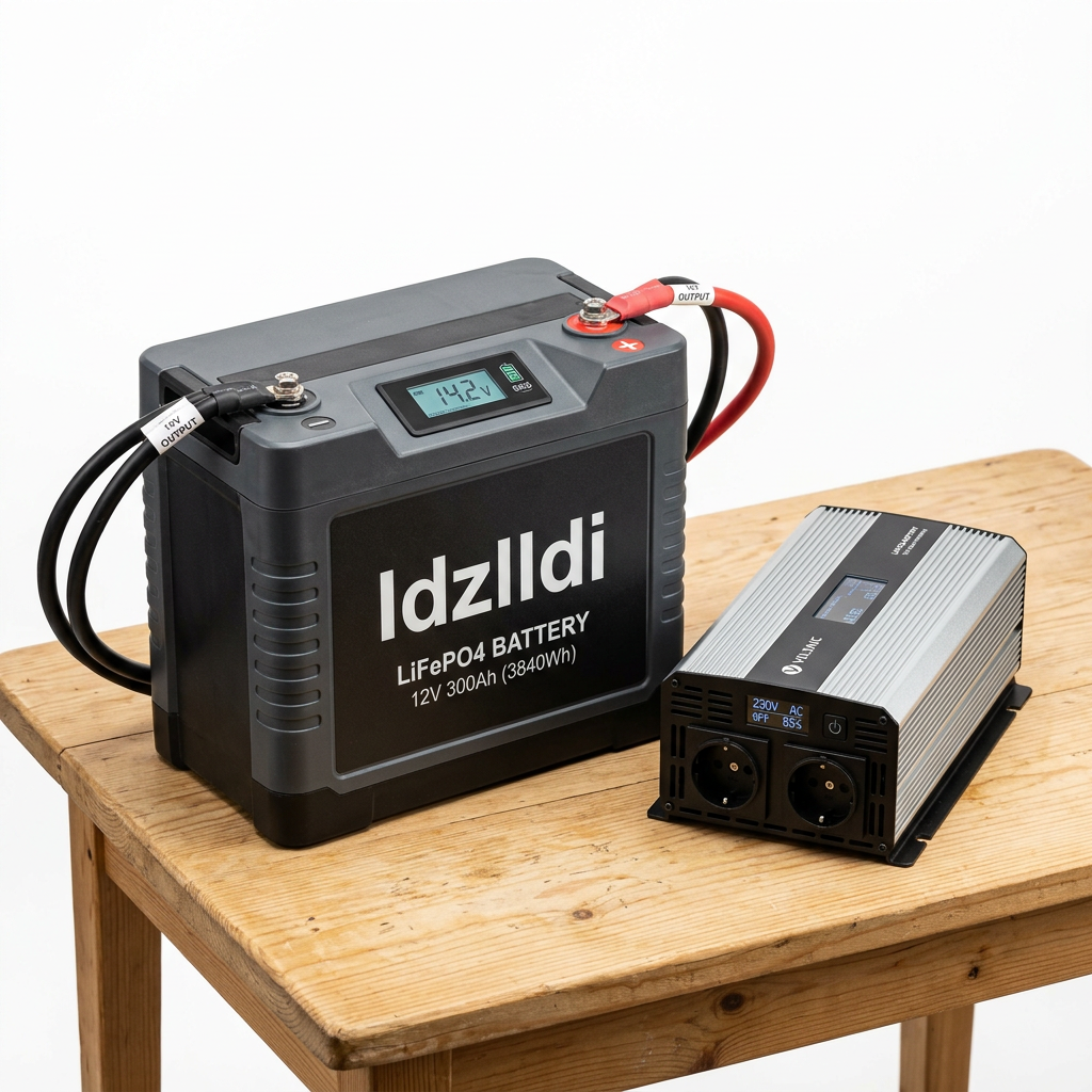 LiFePO4 12V 300Ah Акумулятор Idzlldi BMS: Ваш надійний партнер в енергонезалежності дому