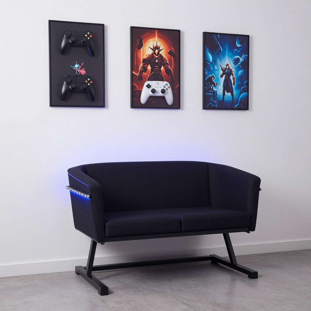 Крісло геймерське Gamery з массажером та підставкою для ніг: ідеальний вибір для комфорту та гри