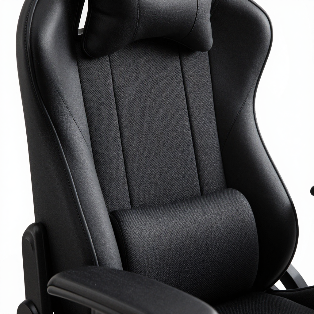 Комп'ютерне геймерське ігрове крісло з масажною подушкою: комфорт на максимумі