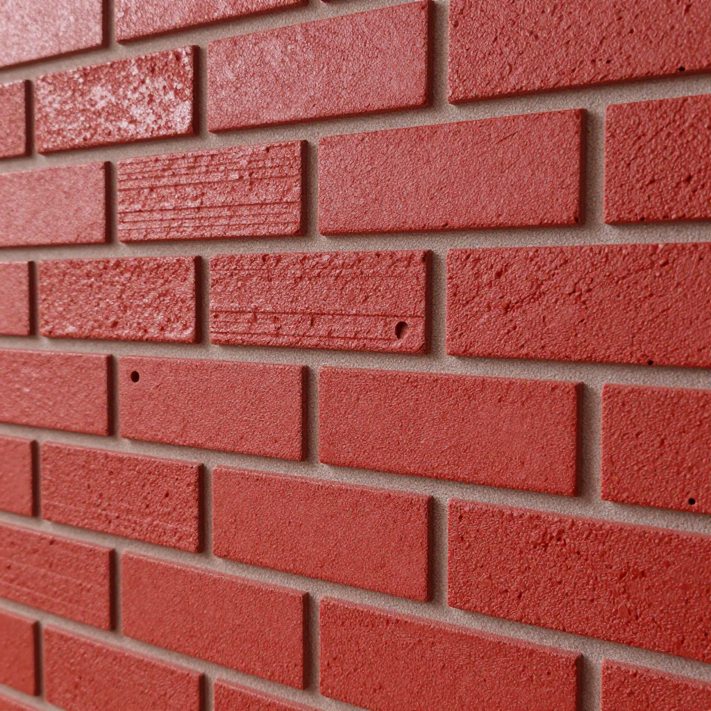 Самоклеюча декоративна 3D панель Червона цегла піщаник: стильний акцент для вашого інтер’єру