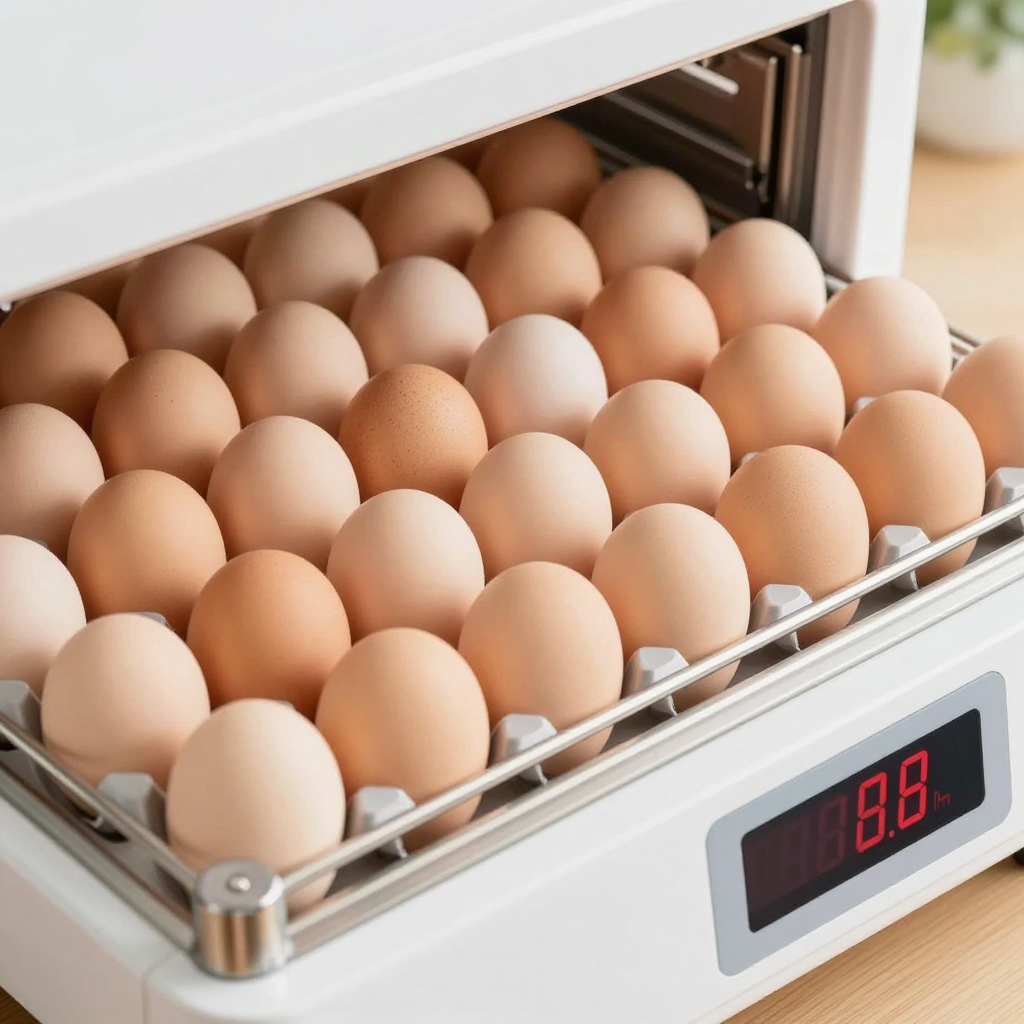 Інкубатор Квочка на 70 яєць: механічний переворот і цифровий контроль