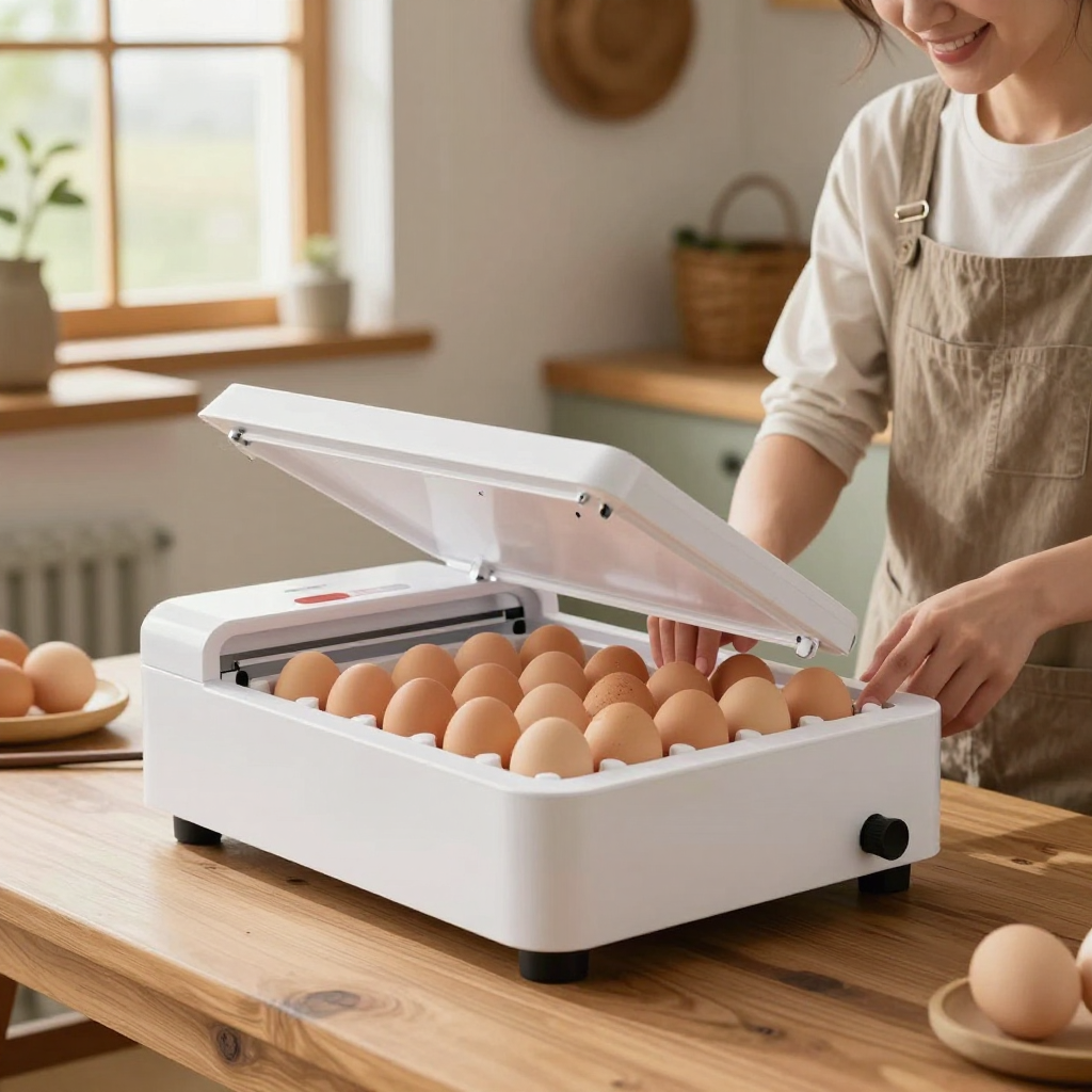 Інкубатор Квочка на 70 яєць: механічний переворот і цифровий контроль