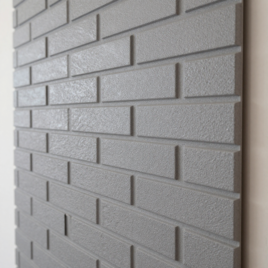 R017-2 панель стінова в рулоні 3D (Сіра Цегла): стильний і практичний вибір для вашого інтер’єру