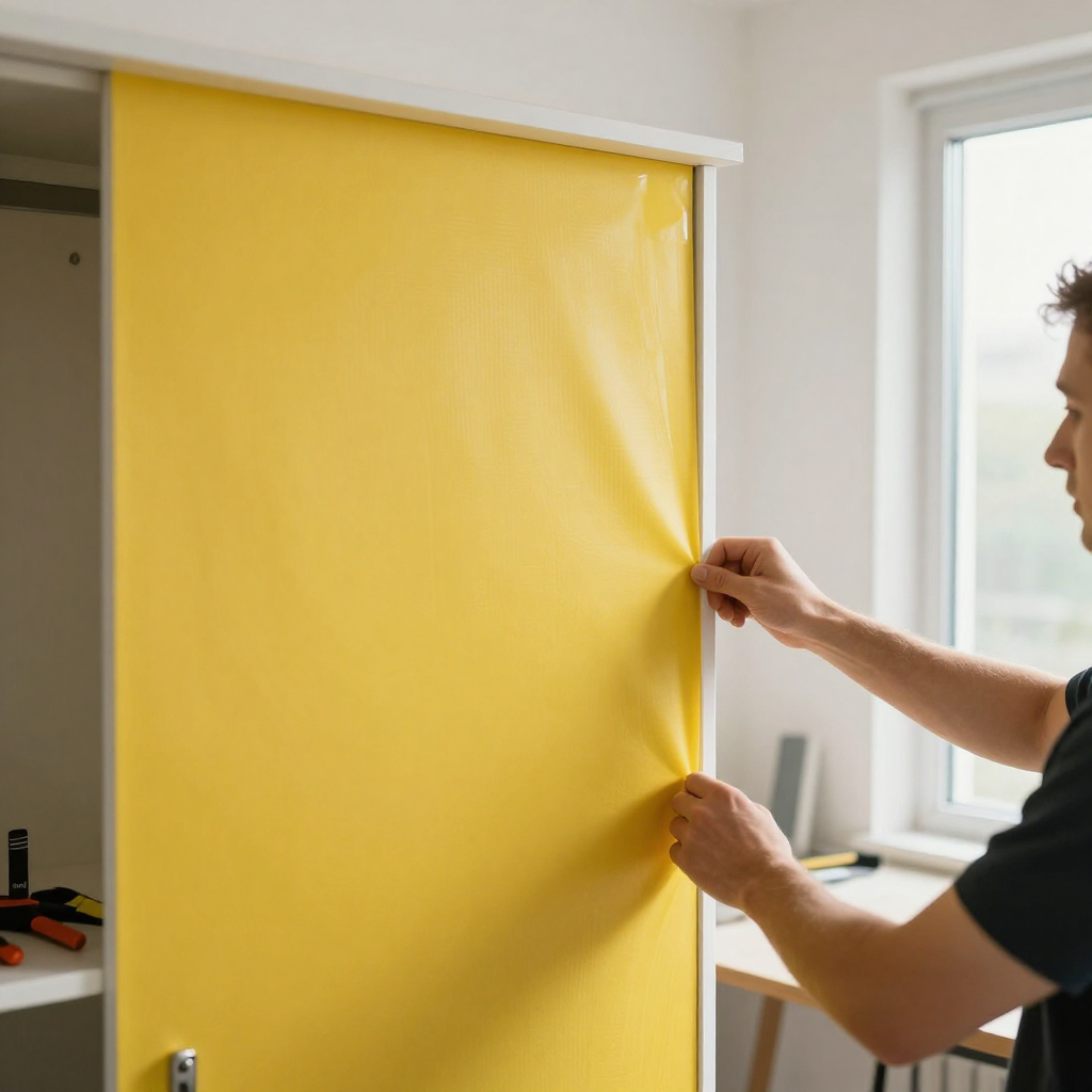 Самоклеюча плівка 0,45х10м х 0,07мм Жовта SW-00000827: універсальне рішення для дизайну