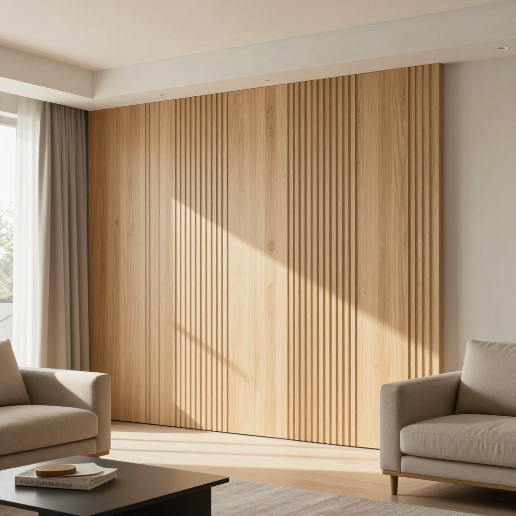 Рейка декоративна WPC Світлий горіх 3000х160х23 мм: стильний вибір для сучасного інтер’єру