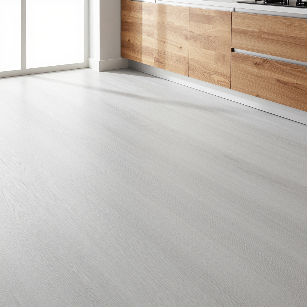 Самоклеюча вінілова плитка в рулоні 600х3000х2мм Світло-сіре полотно Мат: стильний ремонт без зайвих зусиль