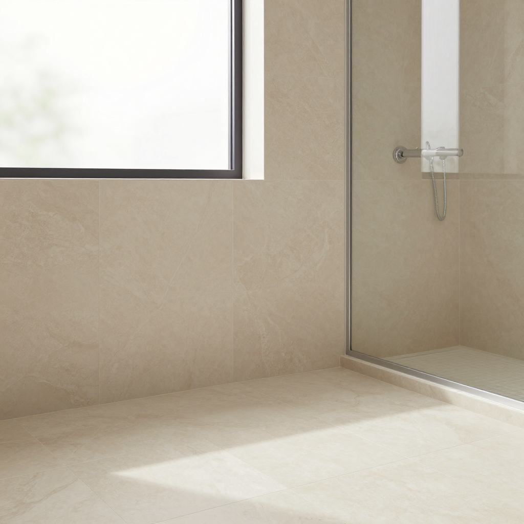 Самоклеюча вінілова плитка: стильний бежевий мармур для сучасного інтер’єру