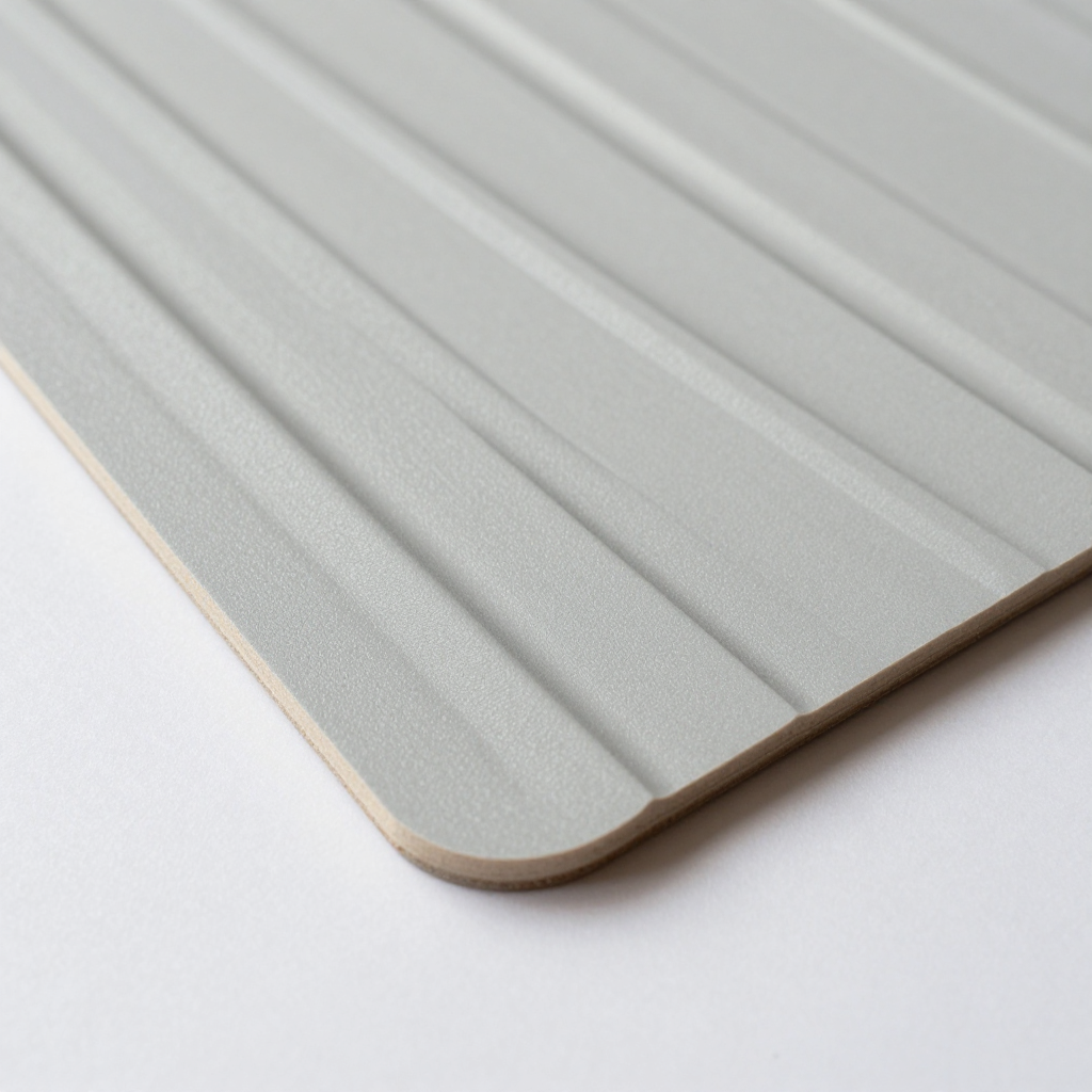 Уцінка: самоклеюче вінілове покриття 3D рейки 600х600х2,8мм для стильних інтер’єрів