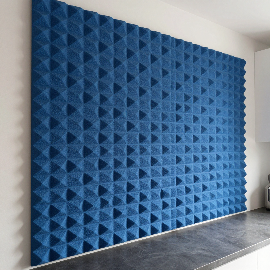 3D панель самоклеюча 700х770х5мм цегла Синій: стильне оновлення для стін