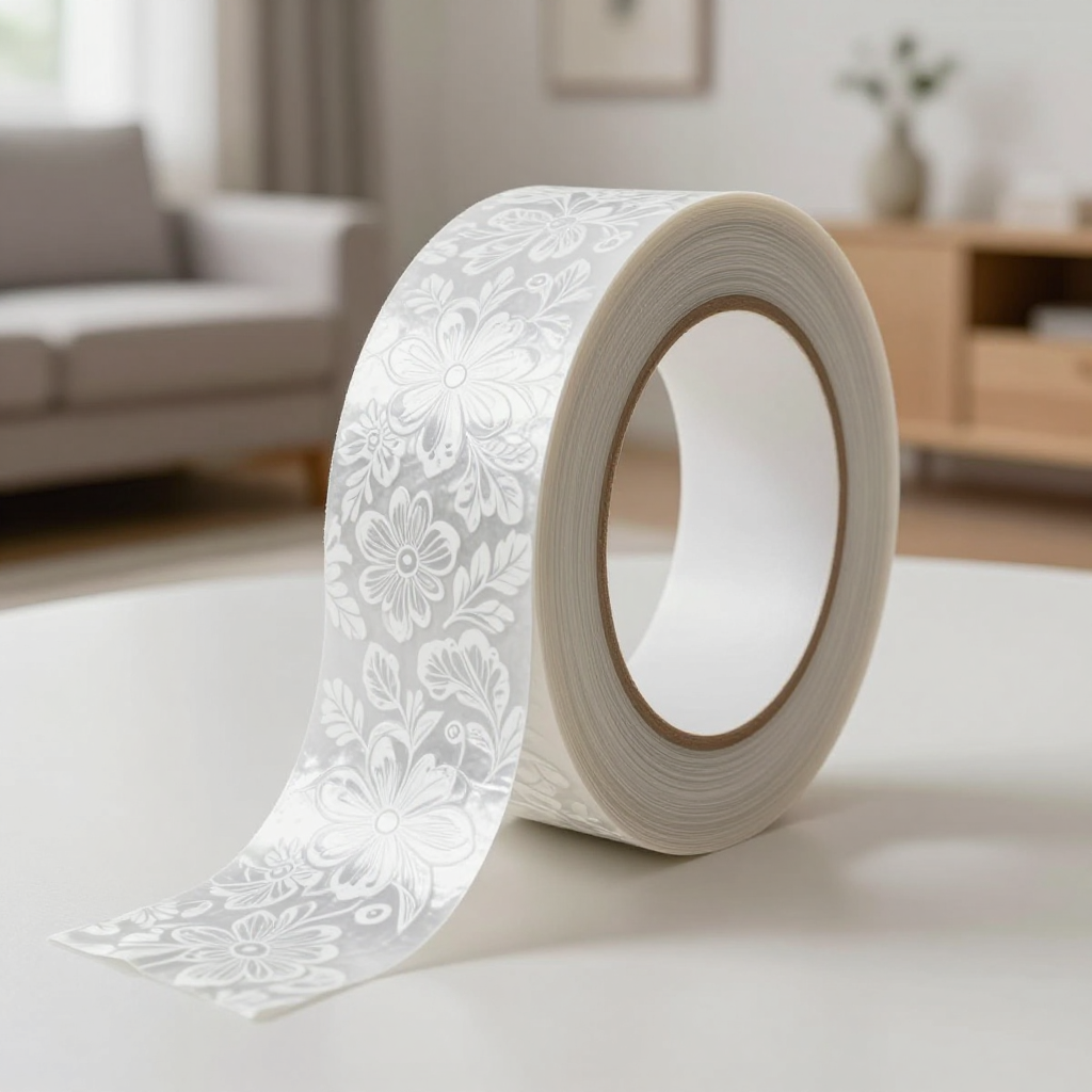 Самоклеюча плівка із білими вензелями 10175: красива і проста декорація для вашого інтер’єру