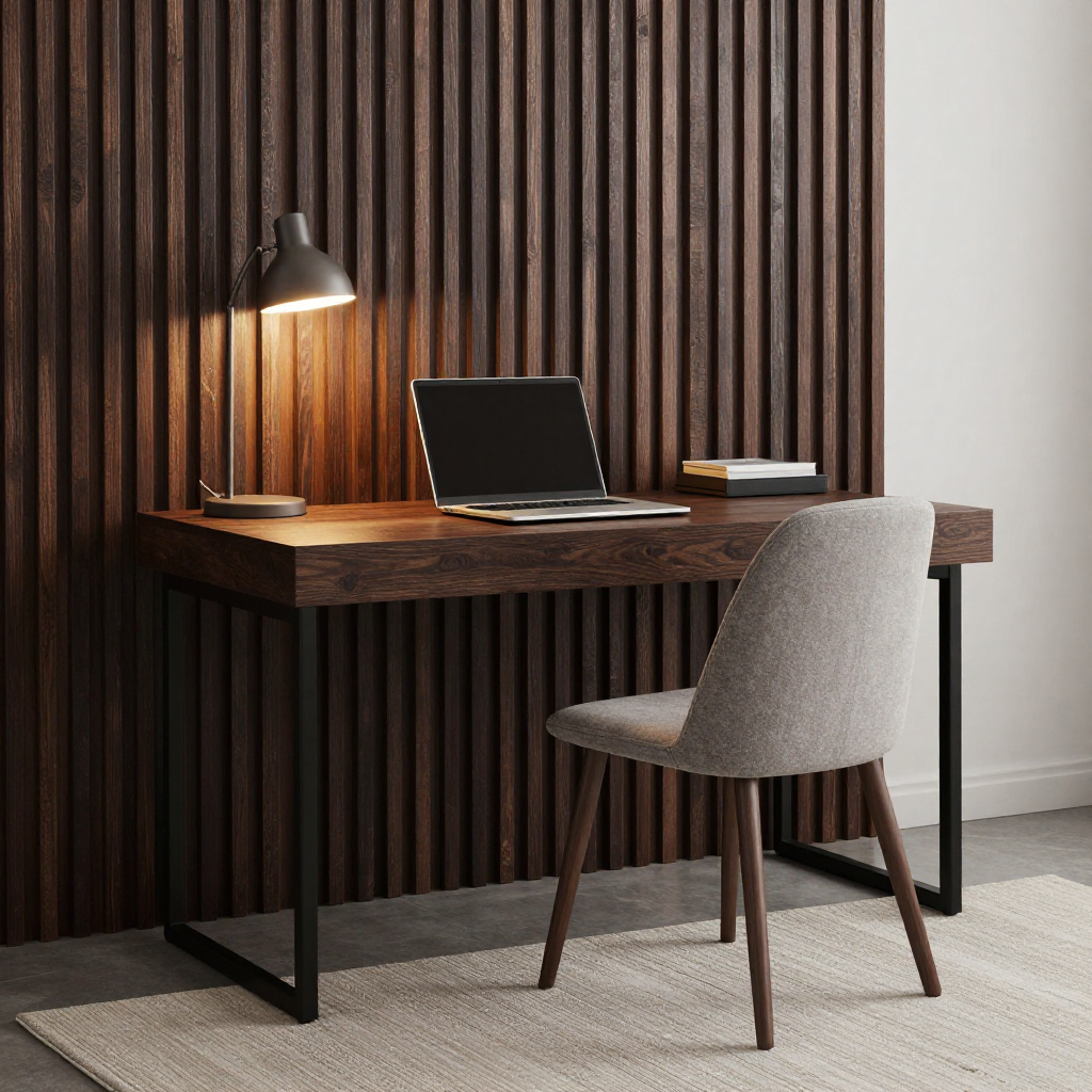 Панель-рейка 680х670х5мм Коричнево-чорний: стильний акцент для вашого інтер'єру