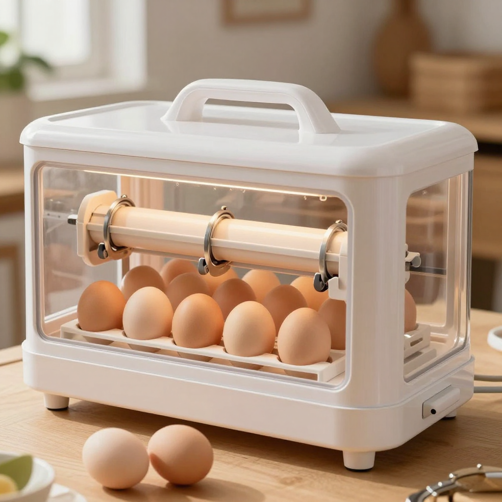 Інкубатор Квочка на 70 яєць: зручність механічного перевороту та укріплений корпус