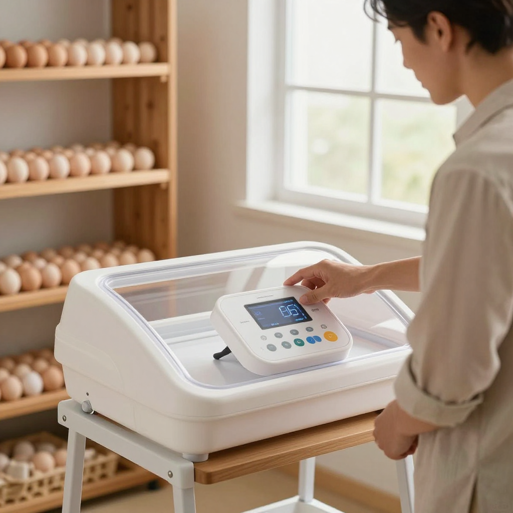 Інкубатор Квочка на 70 яєць: зручність механічного перевороту та укріплений корпус