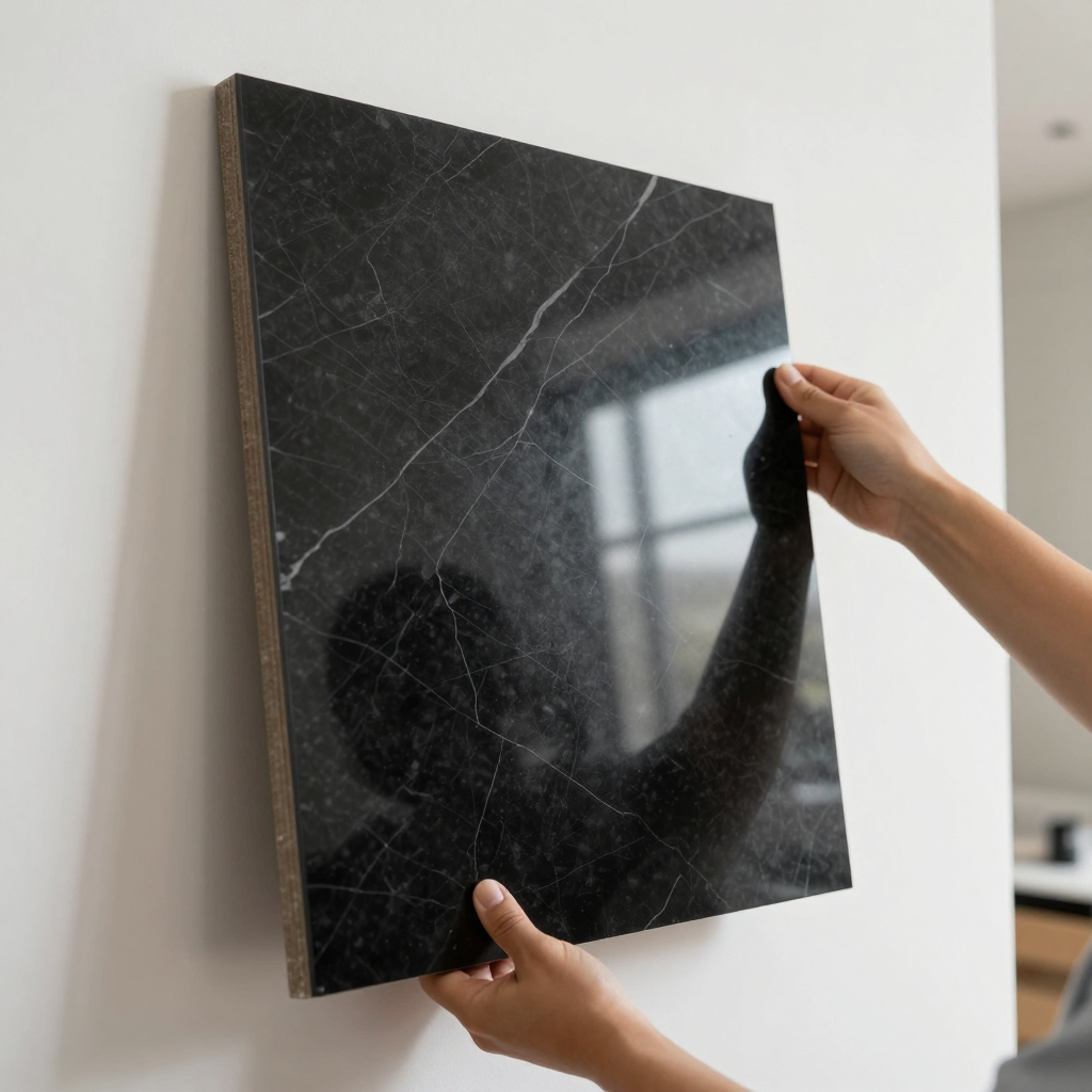 Декоративна 3D панель Мармур чорний: стильний вибір для сучасного інтер'єру