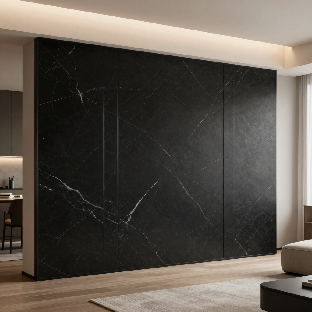 Декоративна 3D панель Мармур чорний: стильний вибір для сучасного інтер'єру