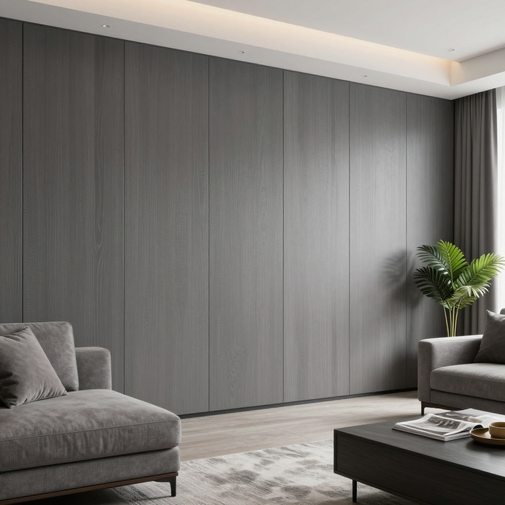 Рейка декоративна WPC стінова 3000х150х9мм Антрацит: стильний вибір для сучасного інтер’єру