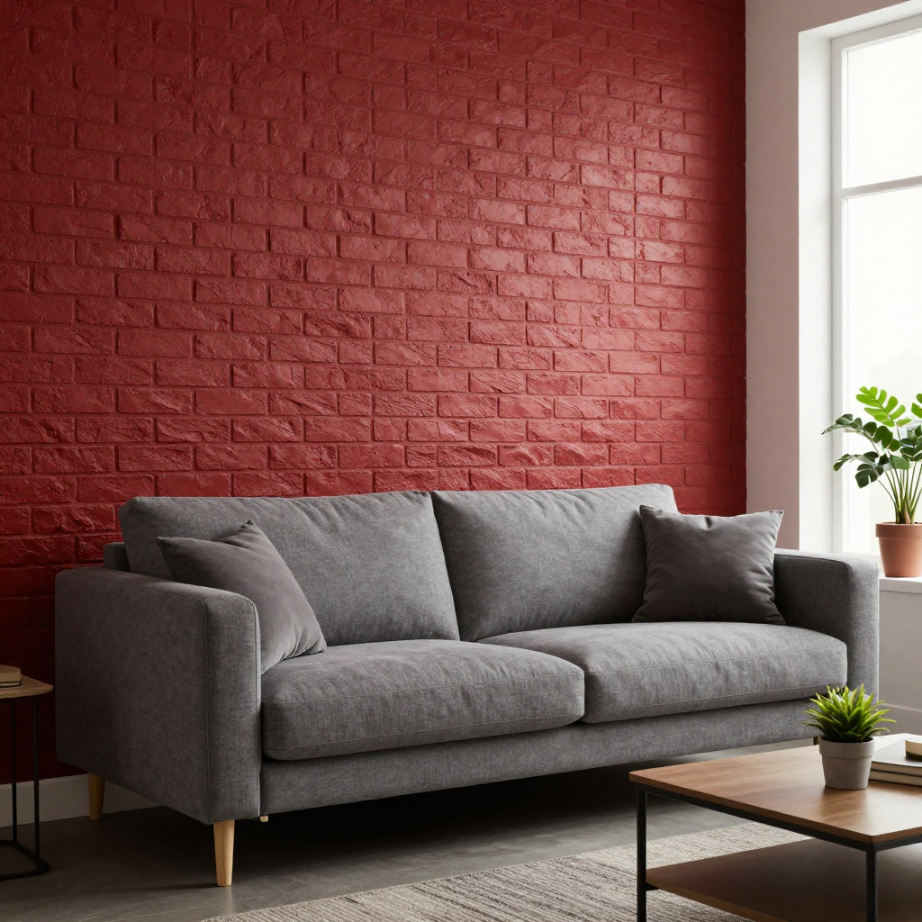 Декоративна 3D панель 700х770х5мм Цегла червона Катеринославська: стильний акцент для вашого інтер'єру