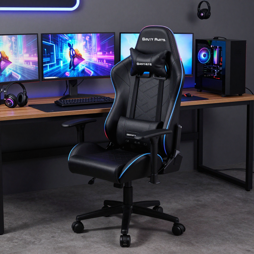 Крісло геймерське ProGame GX-150: комфорт та стиль з RGB підсвіткою