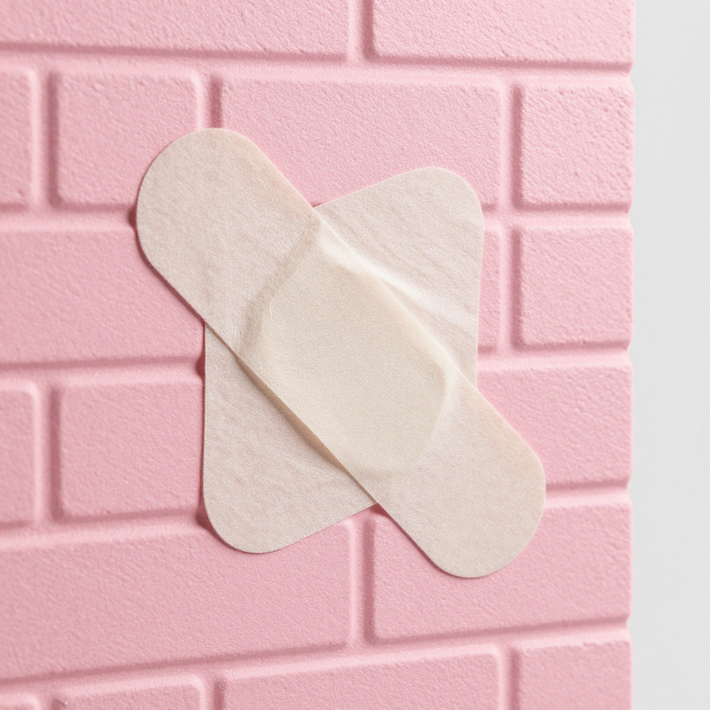 3D панель самоклеюча кладка 700x770x5мм Пудра: стильний декор для вашого простору