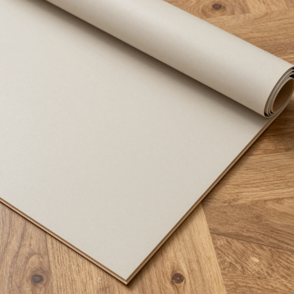 Самоклеюча вінілова плитка в рулоні 600х3000х2мм Бежевий льон Мат: легке оновлення інтер’єру