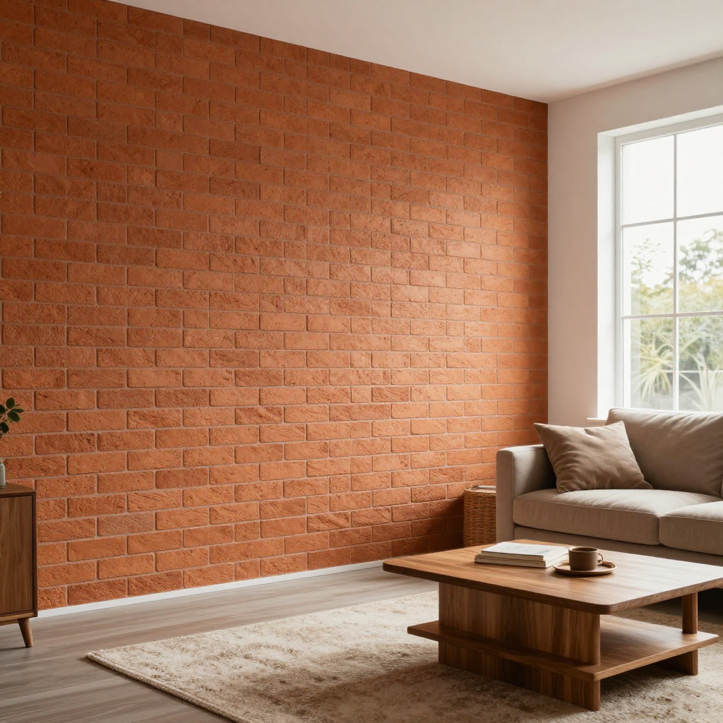 Самоклеюча 3D панель 3080x700x3 мм Руда Катеринославська цегла: стильний вибір для вашого інтер’єру