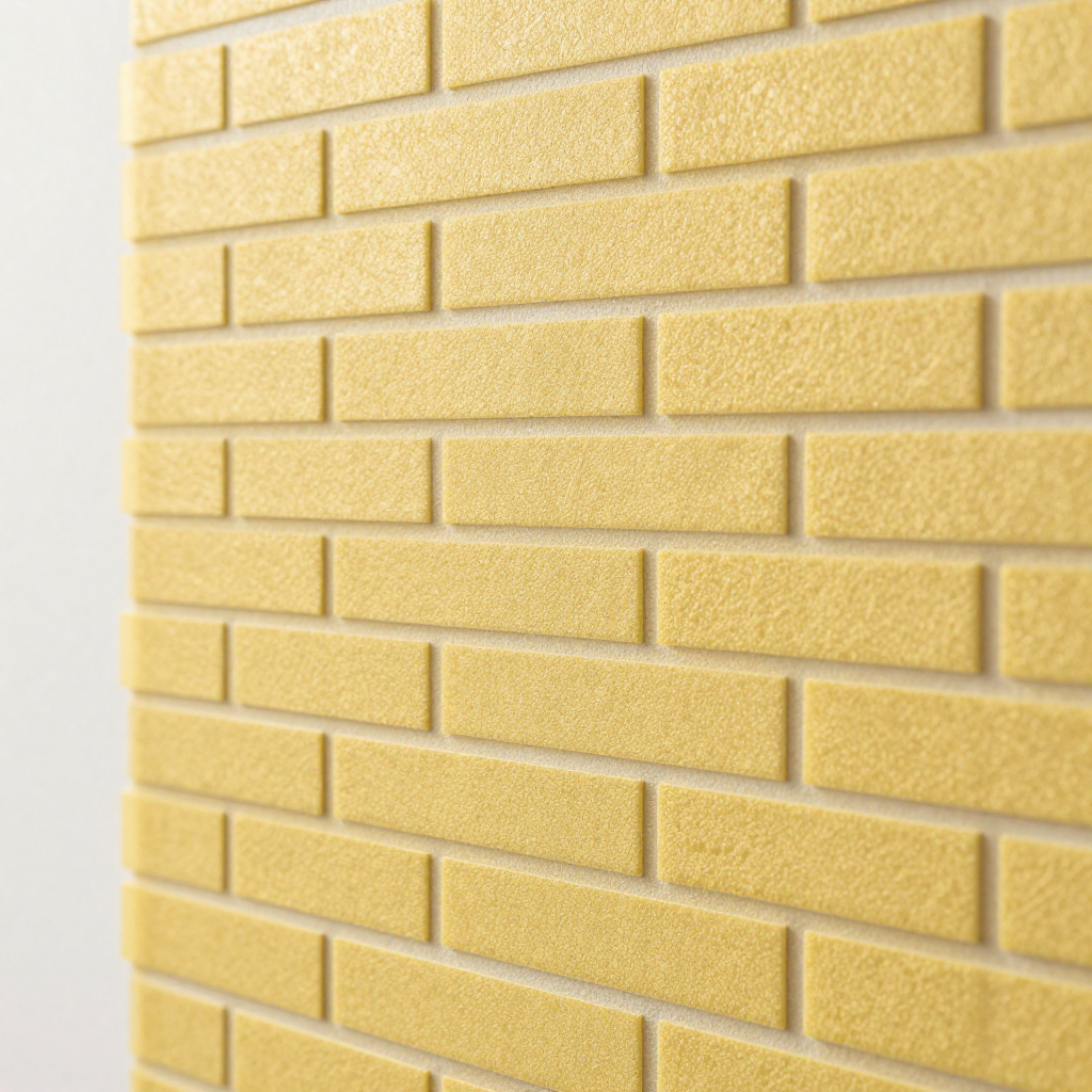 3D панель самоклеюча 700х770х5мм цегла Жовтий: швидкий спосіб оновити інтер’єр