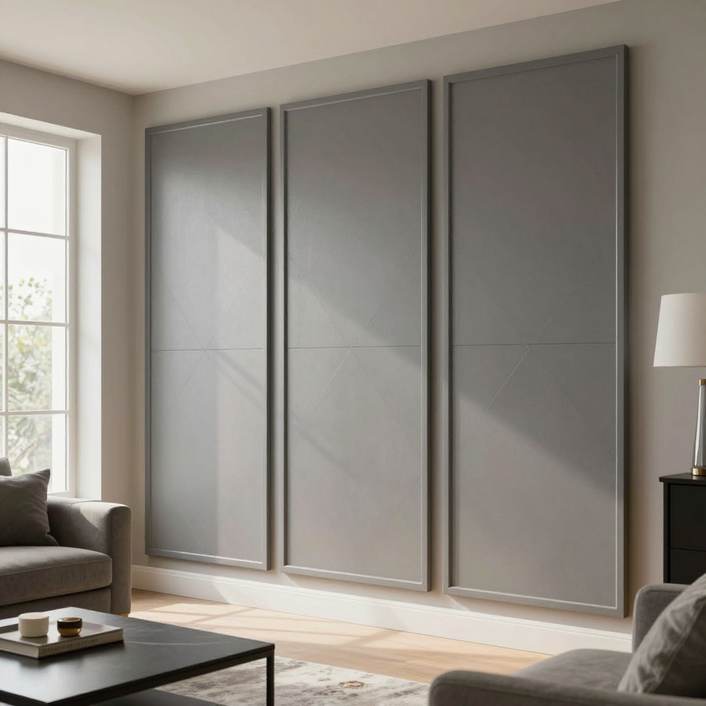 Панель стінова 3D «Ромби сірі вінтаж»: стильний акцент для вашого інтер’єру