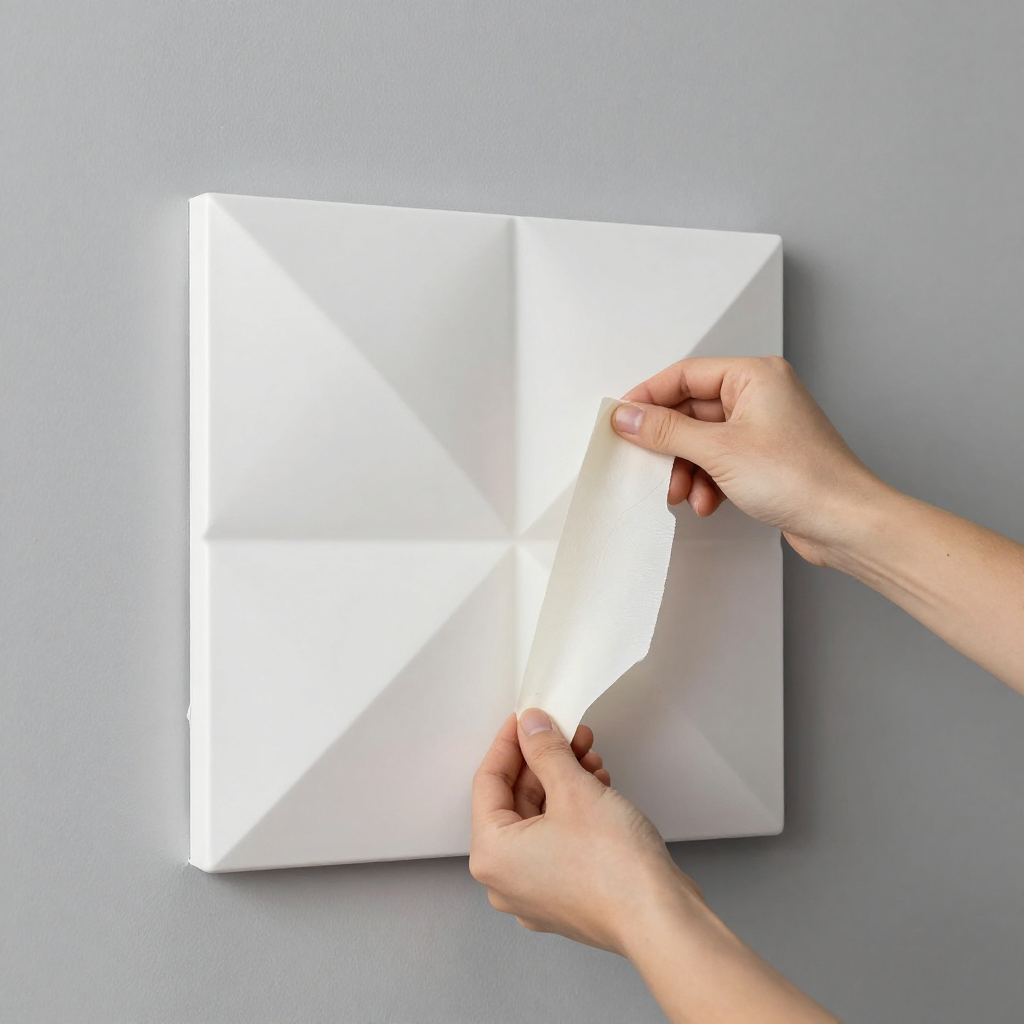 Самоклеюча декоративна настінно-стельова 3D панель фігури 700х700х5мм (114): стильний та практичний вибір для вашого інтер’єру