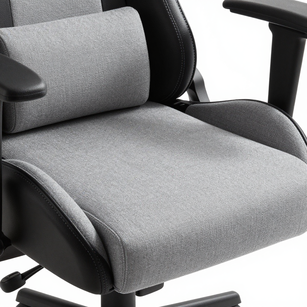 Дизайнерське геймерське крісло із масажною подушкою та підніжкою ThroneX — комфорт для геймерів до 130 кг