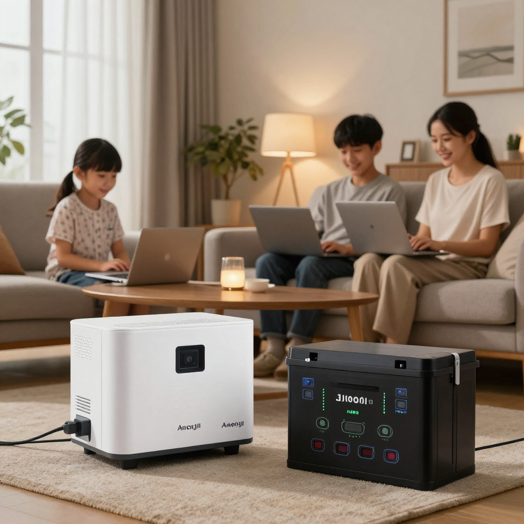 Комплект 5 кВт + 5.1 кВт*г з інвертором Anenji і акумулятором Datouboss для стабільного живлення будинку