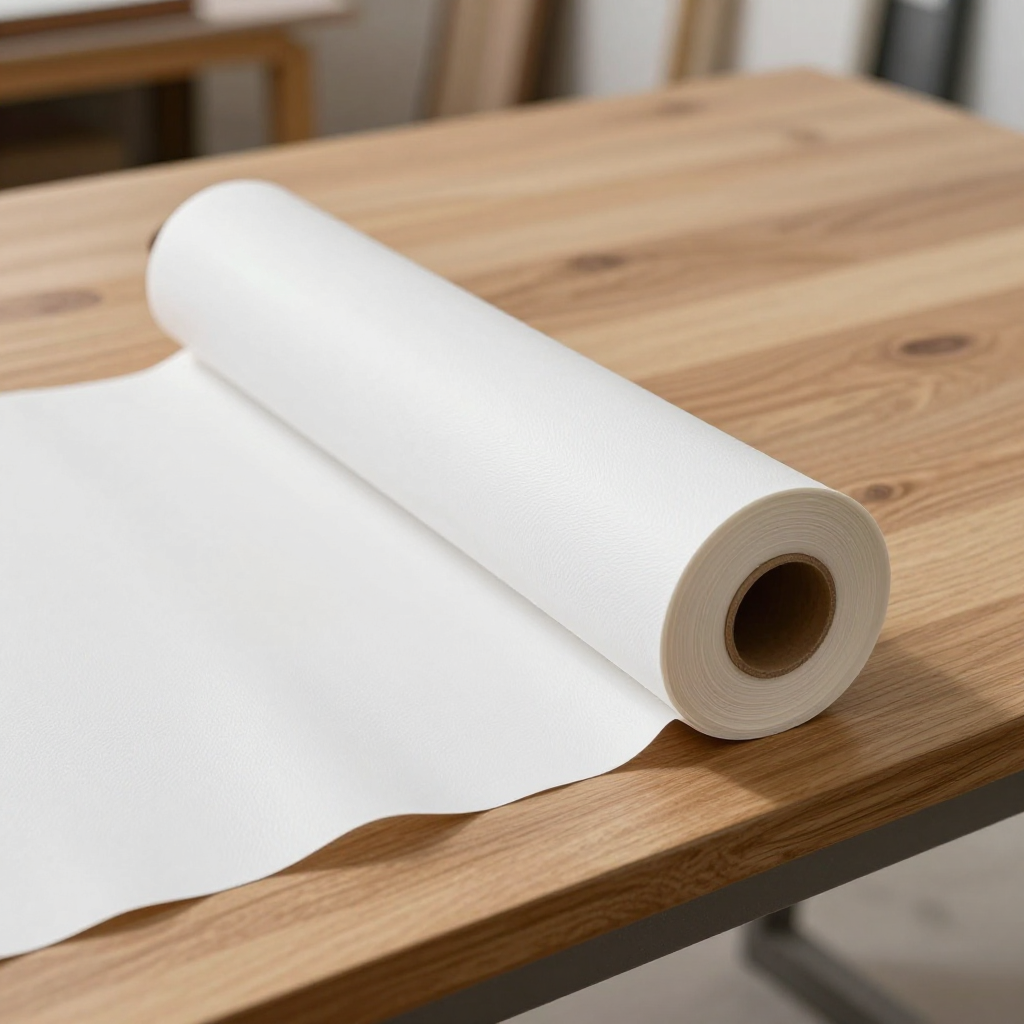 Самоклеюча екошкіра у рулоні 1.37х3м біла: зручне рішення для стильного декору