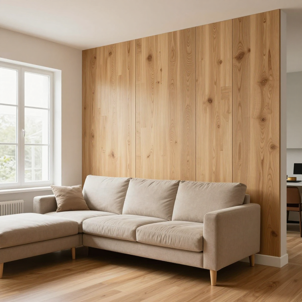 Покриття вінілове самоклеюче 3D рейки 600х600х2,8мм Дуб перлинний пісок — простий спосіб оновити інтер’єр