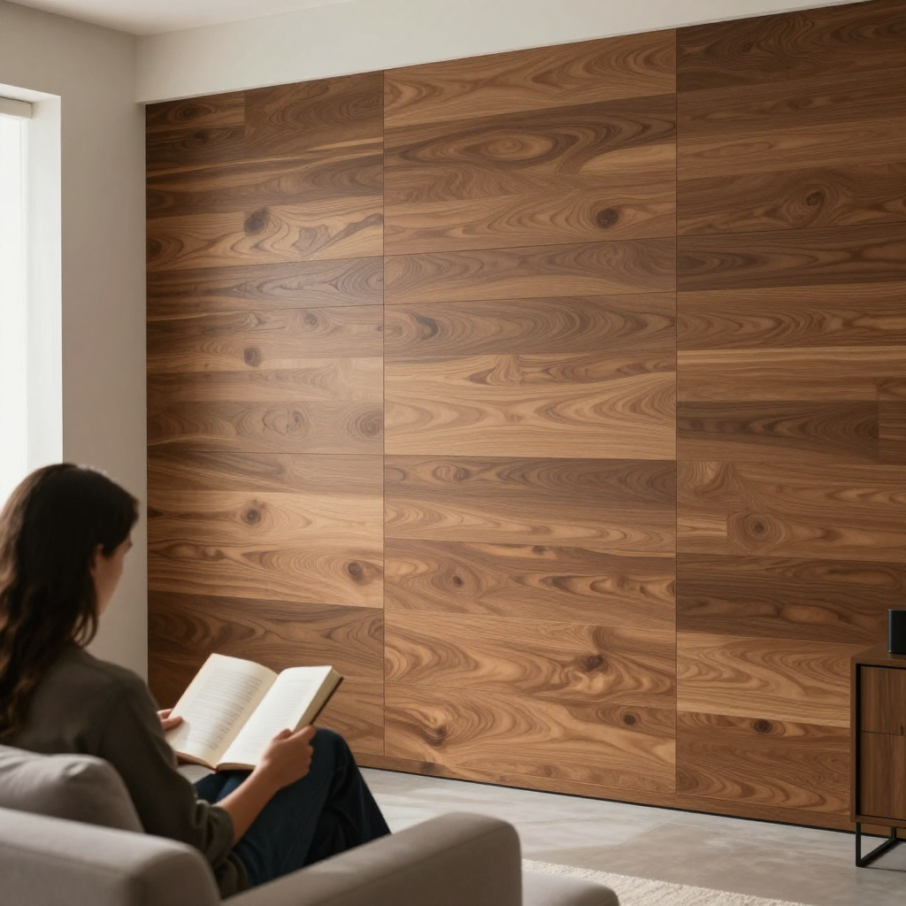 Покриття вінілове самоклеюче 3D рейки 600х600х2,8мм: стиль і практичність у вашому інтер'єрі