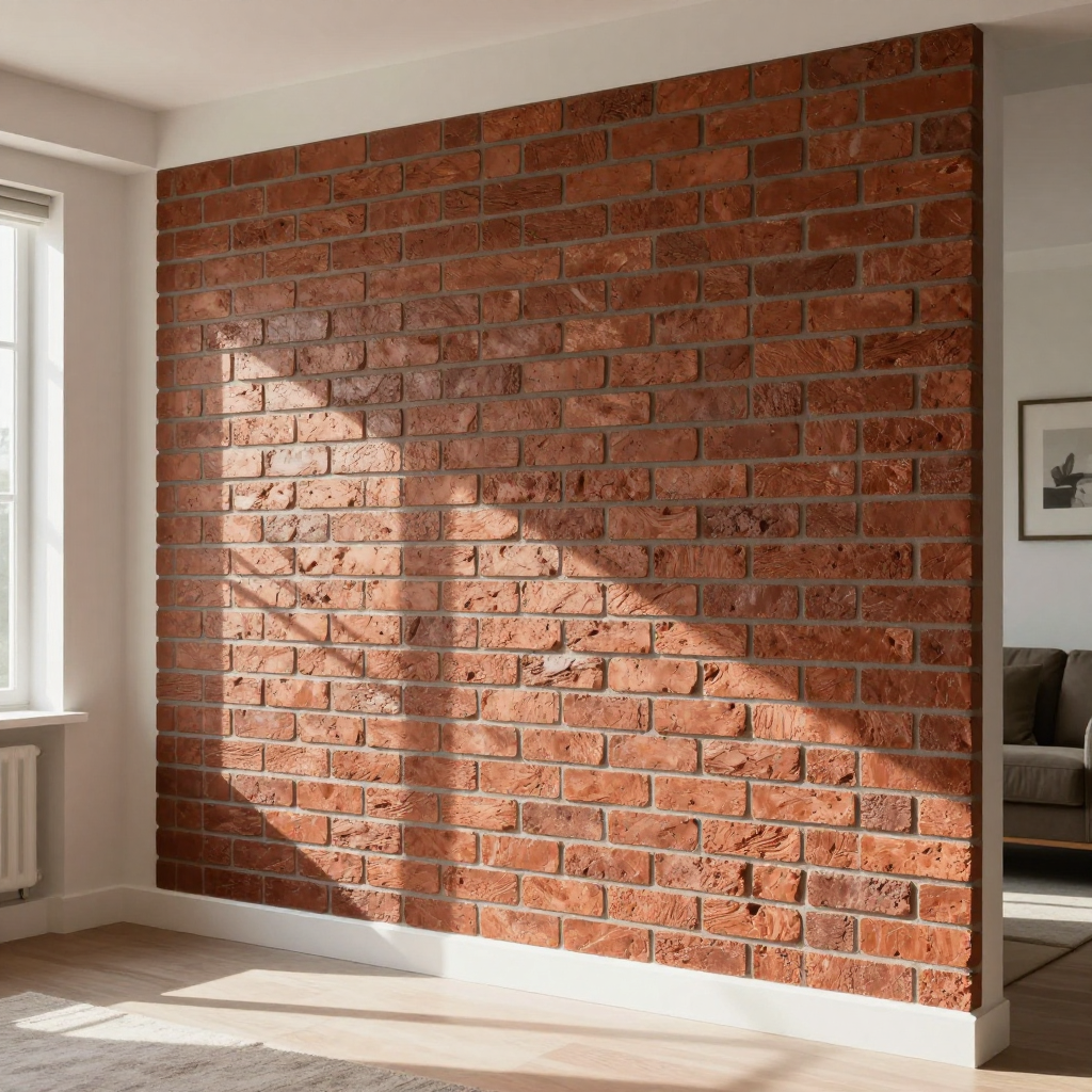 Декоративна 3D панель Руда Катеринославська цегла — стильний акцент для будь-якої оселі