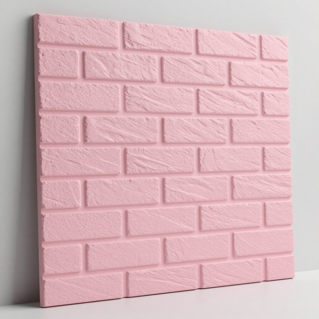 3D панель самоклеюча 700х770х7мм цегла Червона — стильне рішення для вашого інтер’єру