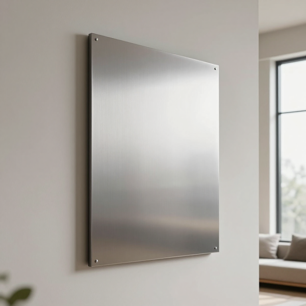 Панель стінова 3D 700х770х2мм Срібло — стильний акцент для вашого інтер’єру