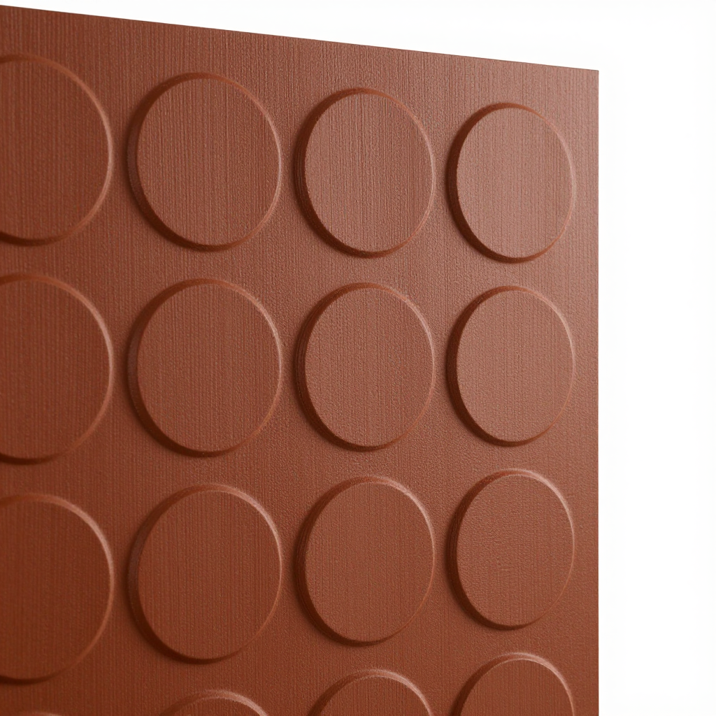 Рейка декоративна WPC кругла стінова 3000х152х15мм Каштан: стильний декор для вашого інтер’єру