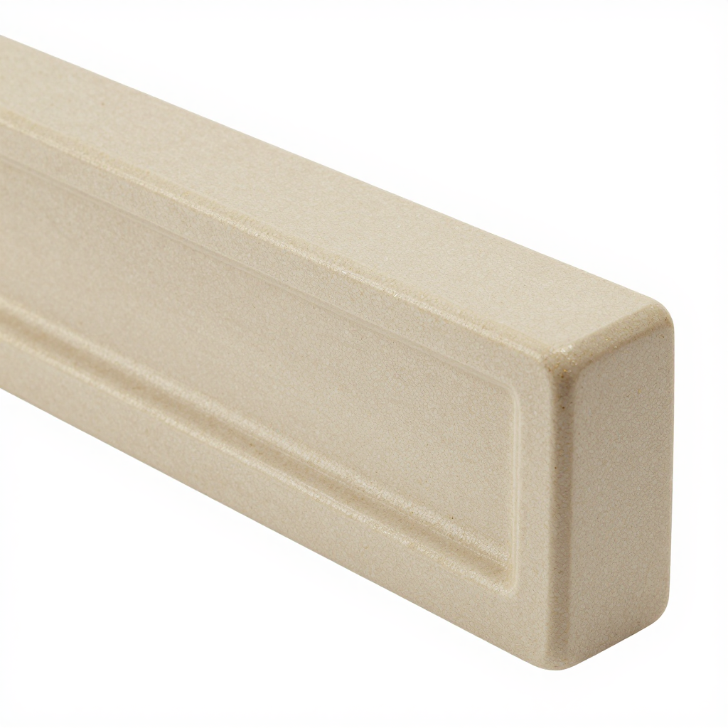 Рейка декоративна PS 2900х120х12мм бежевий меланж із золотими вкрапленнями — елегантний акцент для вашого інтер'єру