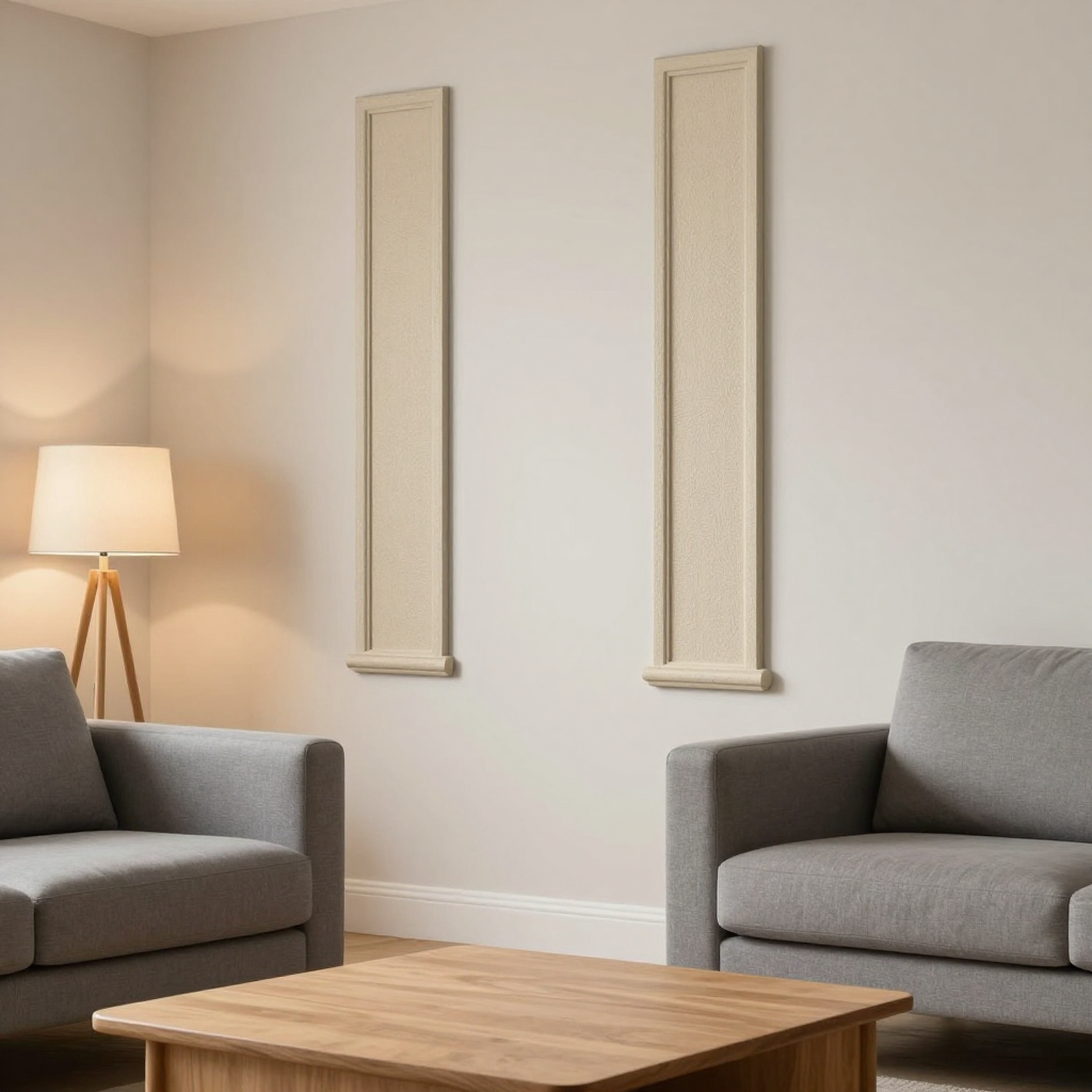 Рейка декоративна PS 2900х120х12мм бежевий меланж із золотими вкрапленнями — елегантний акцент для вашого інтер'єру