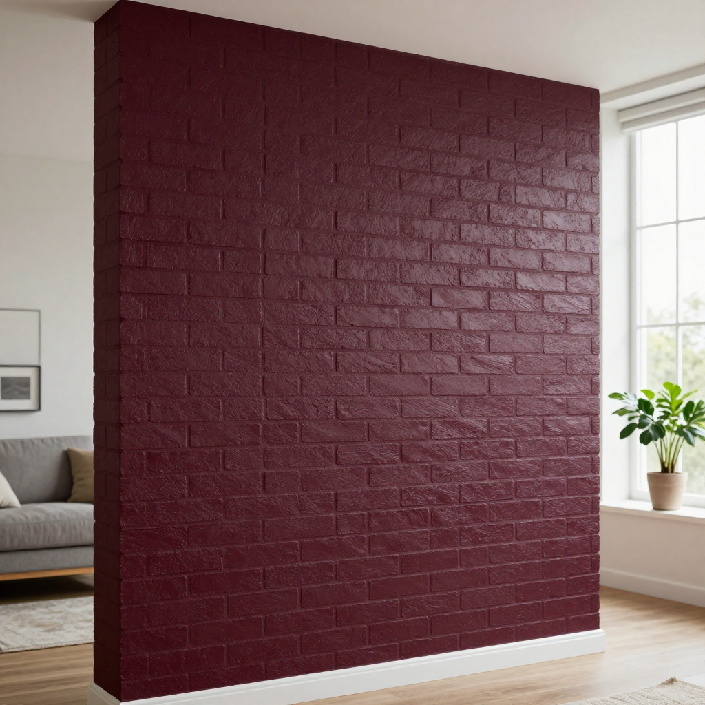 Самоклеюча плівка 0,45х10 м х 0,07 мм Бордова цегла: стильне та практичне рішення для декору