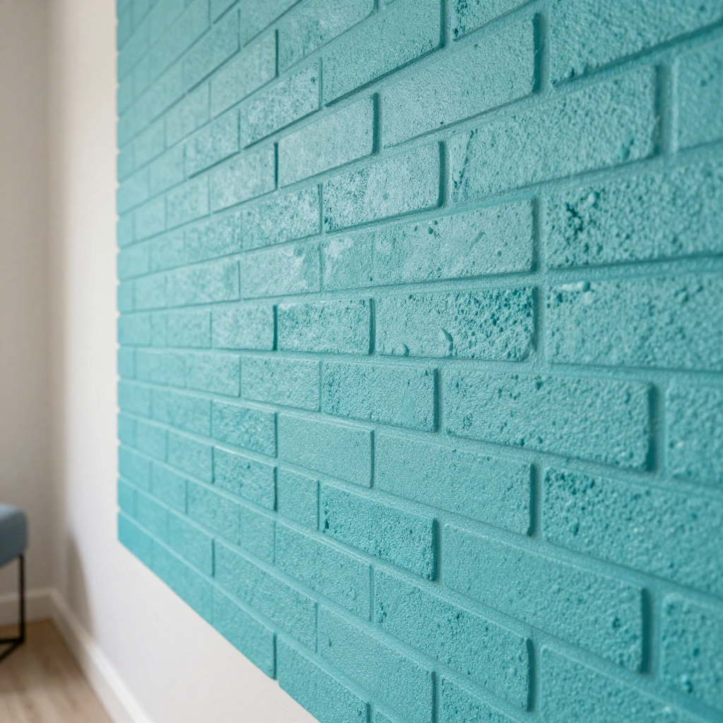 3D панель самоклеюча 700х770х5мм Бірюза (002-5): стильний дизайн для вашого інтер’єру