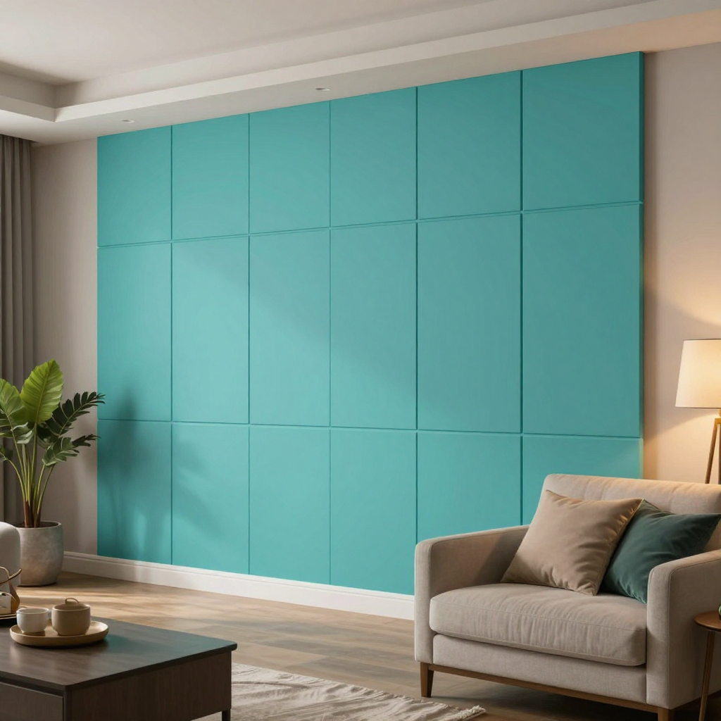 3D панель самоклеюча 700х770х5мм Бірюза (002-5): стильний дизайн для вашого інтер’єру