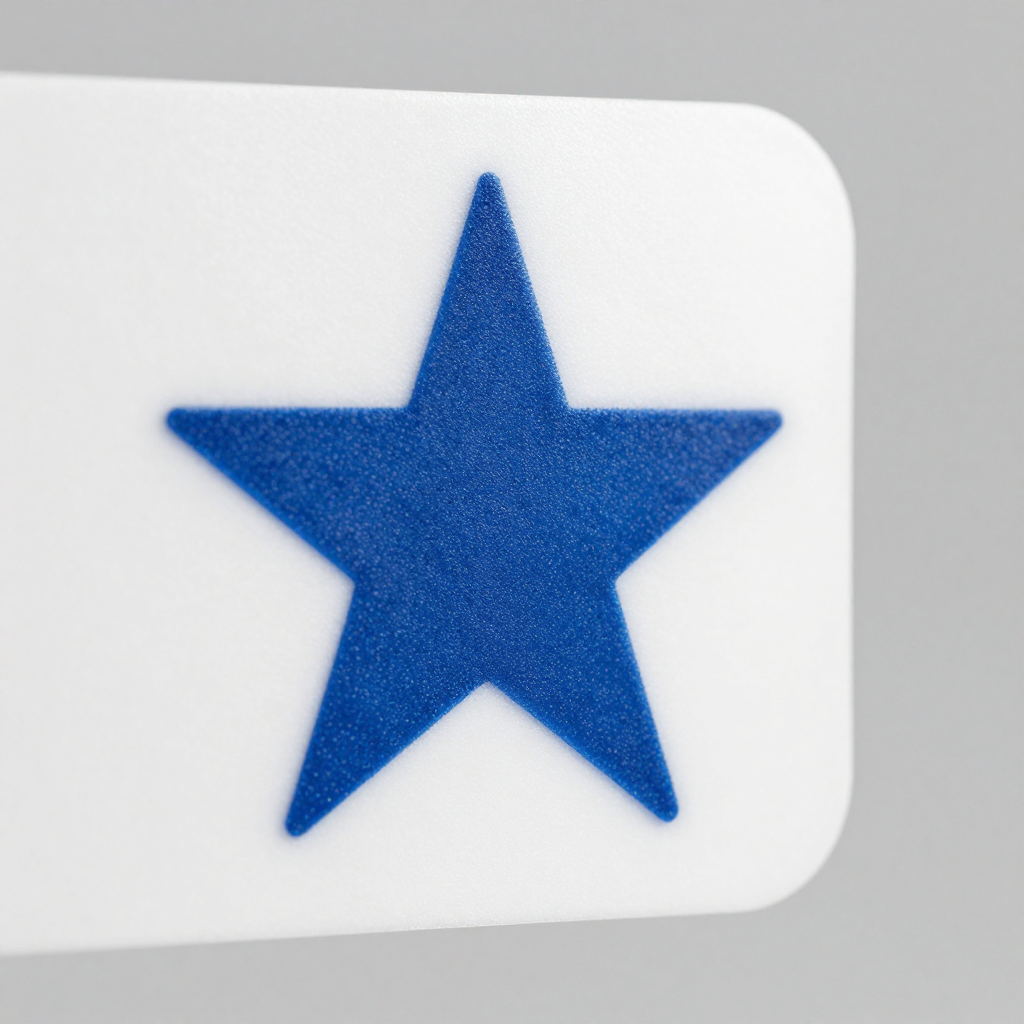 Самоклеюча 3D панель 700х770х3мм Блакитні зірки: естетика та зручність у кожній деталі